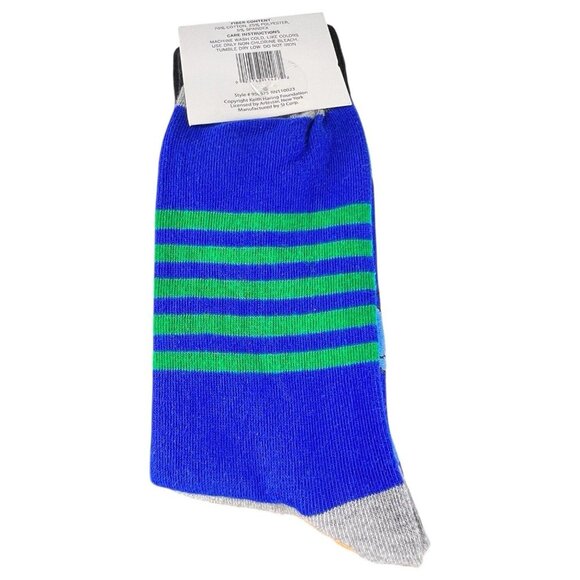 New Keith Haring 3 Pack Crew Socks Size 10-13 Mens Dancers Radiant Baby Stripe - Picture 4 of 9